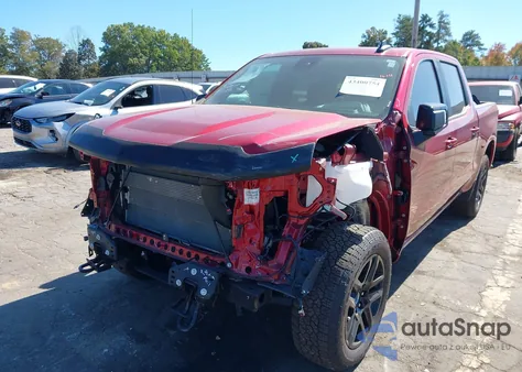 2024 Chevrolet Silverado 1500 4Wd Short Bed Rst из США, поврежденный, VIN 1GCUDEED6RZ209220